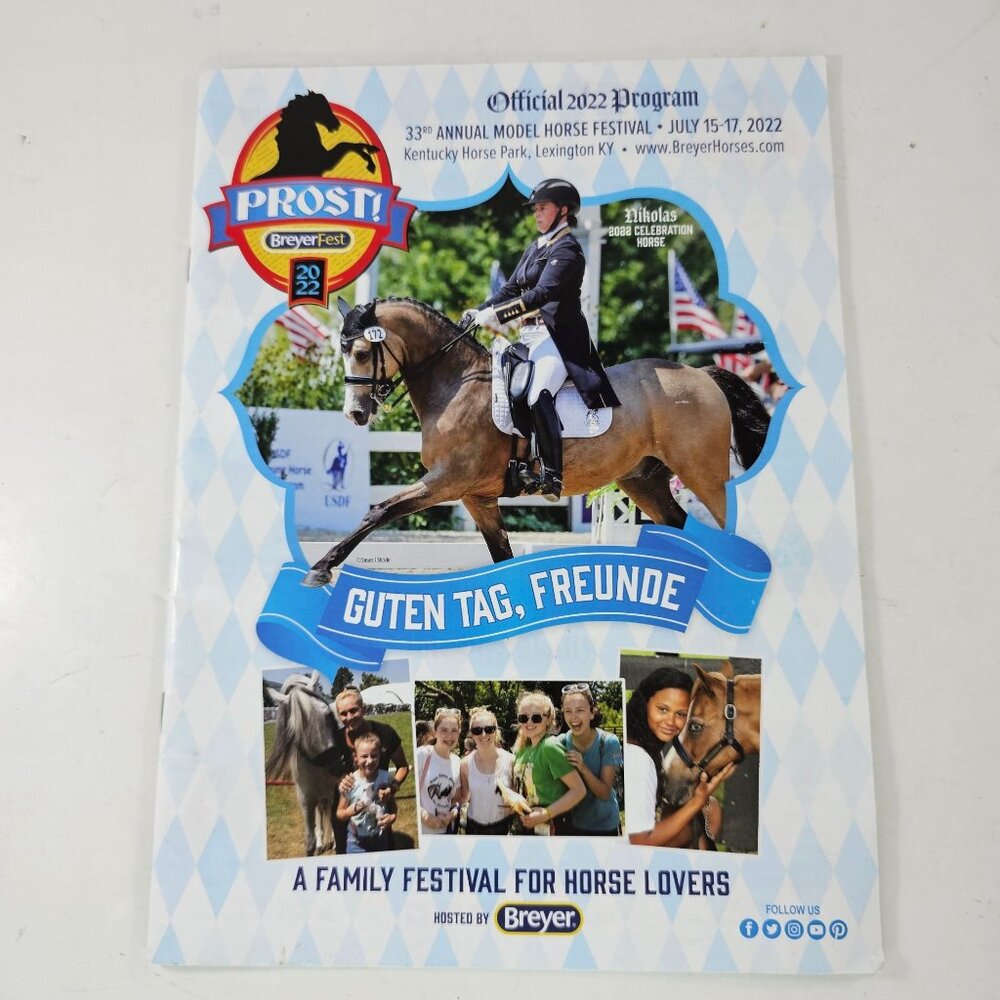 Breyerfest 2022 Official Program Prost Breyer Horse Event Catalog